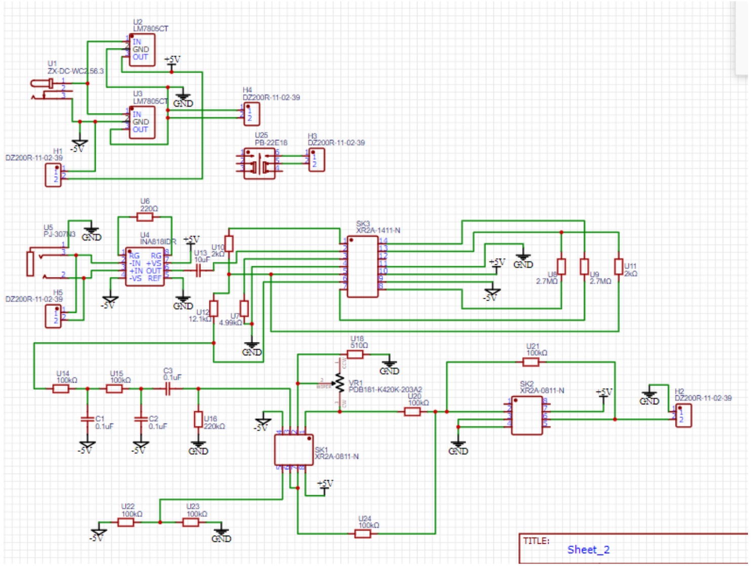 EOG signal pipeline diagram